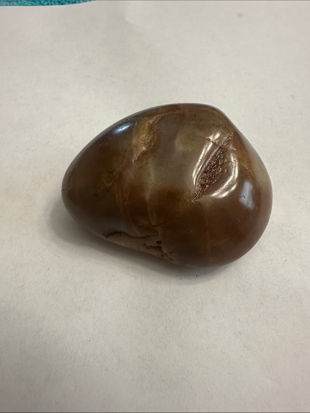 Polished Decorative Brown River Rock Accent